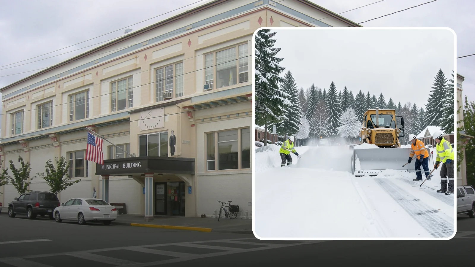 Business Park Snow Plowing in Anacortes, Skagit County, WA - We plow business park roads, shared lots, and multiple building entrances so every tenant company opens on time.