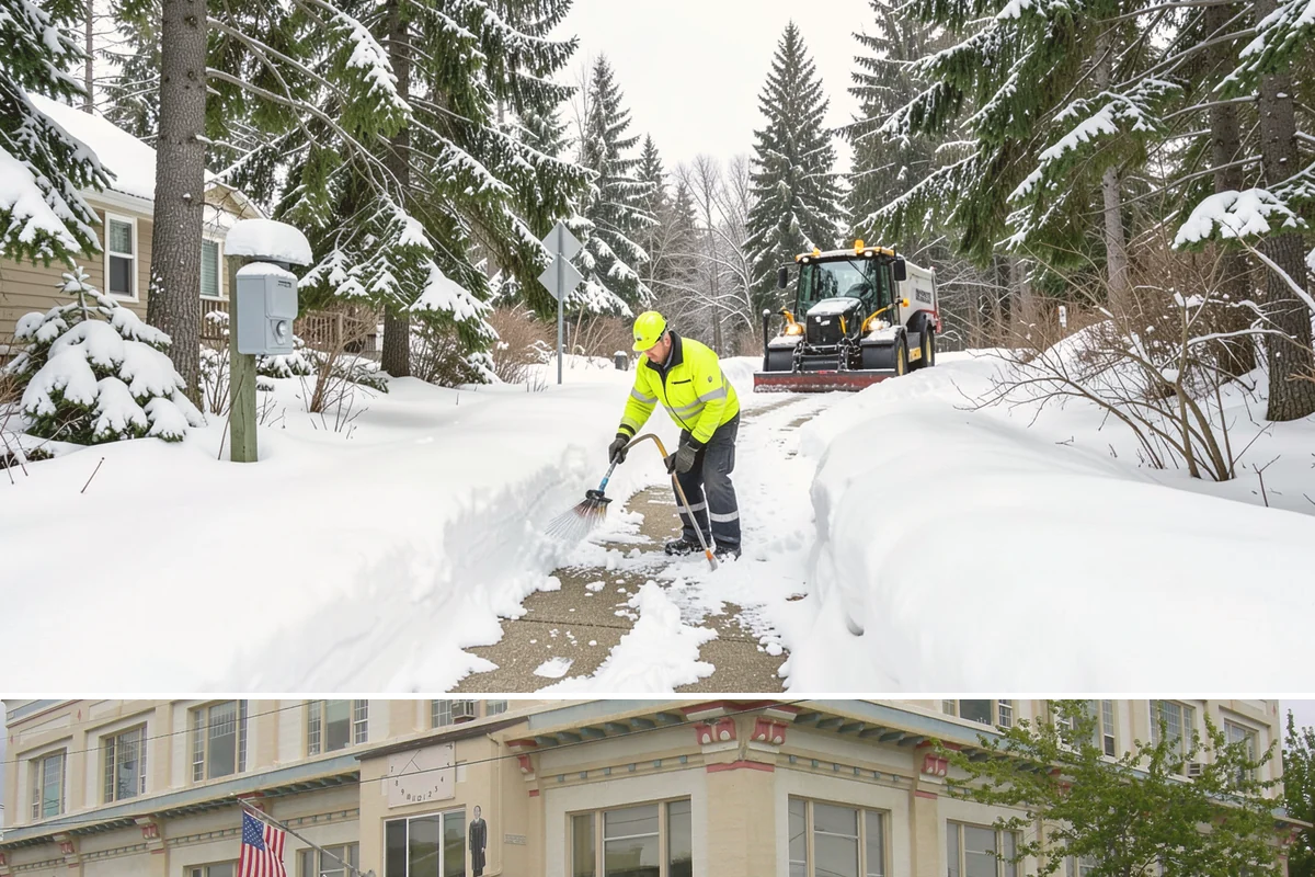 Business Park Snow Plowing in Anacortes, Skagit County, WA - Approve a seasonal plan before winter so every company in the park opens on time.