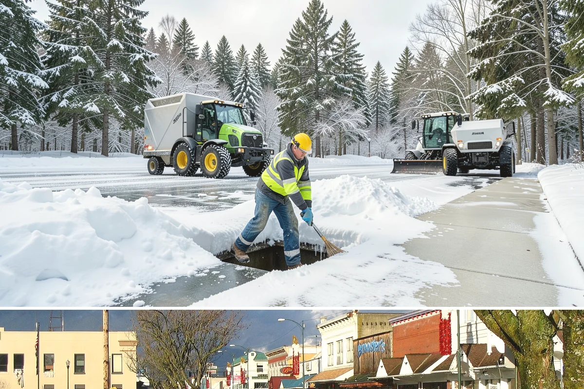 Business Park Snow Plowing in Arlington, Snohomish County, WA - Approve a seasonal plan before winter so every company in the park opens on time.