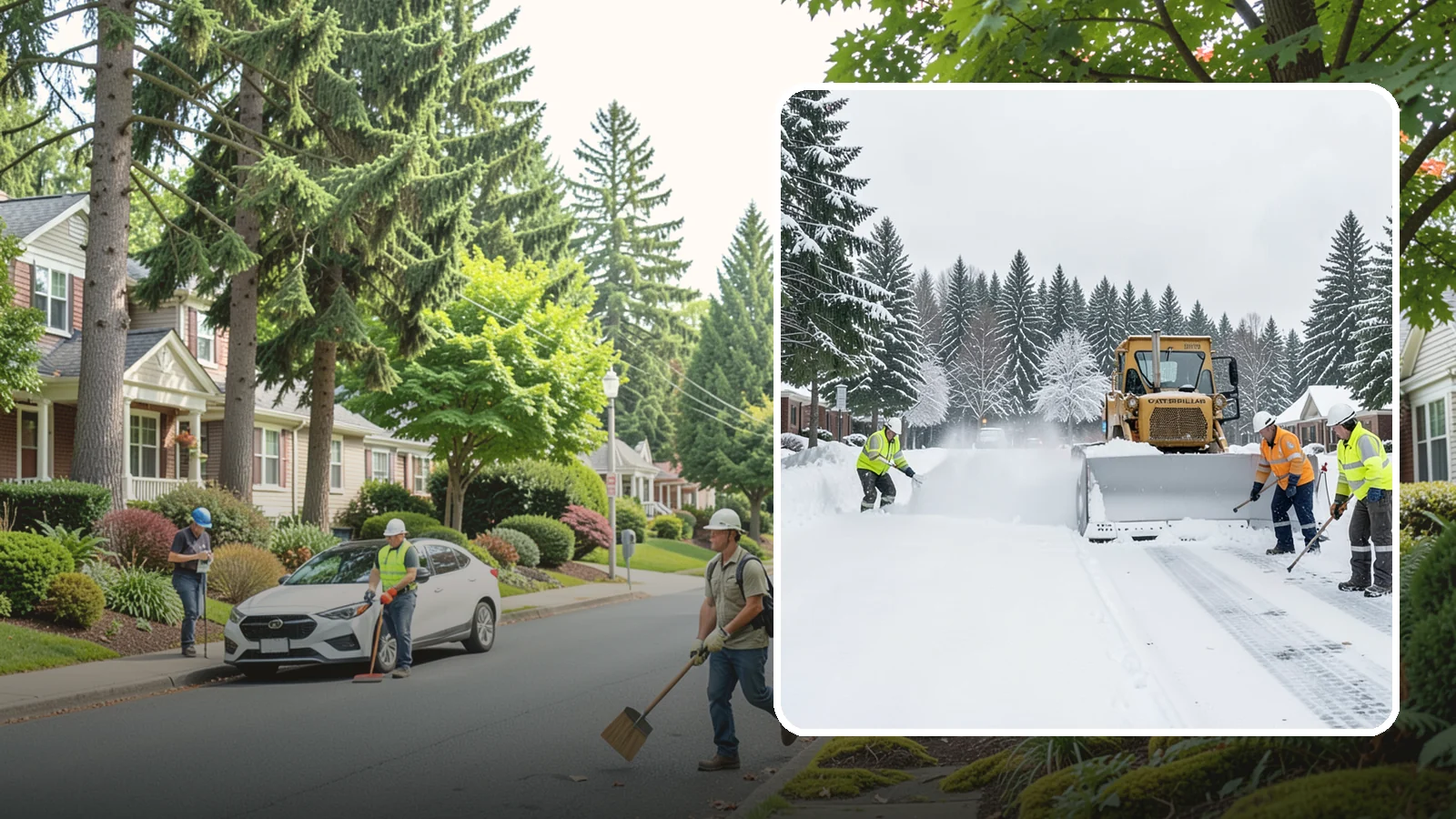 Business Park Snow Plowing in Beaux Arts Village, King County, WA - We plow business park roads, shared lots, and multiple building entrances so every tenant company opens on time.