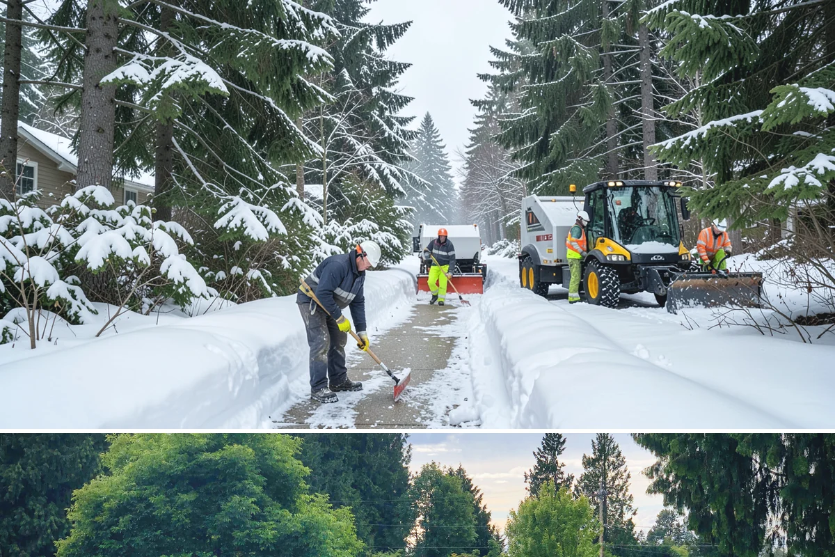 Business Park Snow Plowing in Bonney Lake, Pierce County, WA - Approve a seasonal plan before winter so every company in the park opens on time.