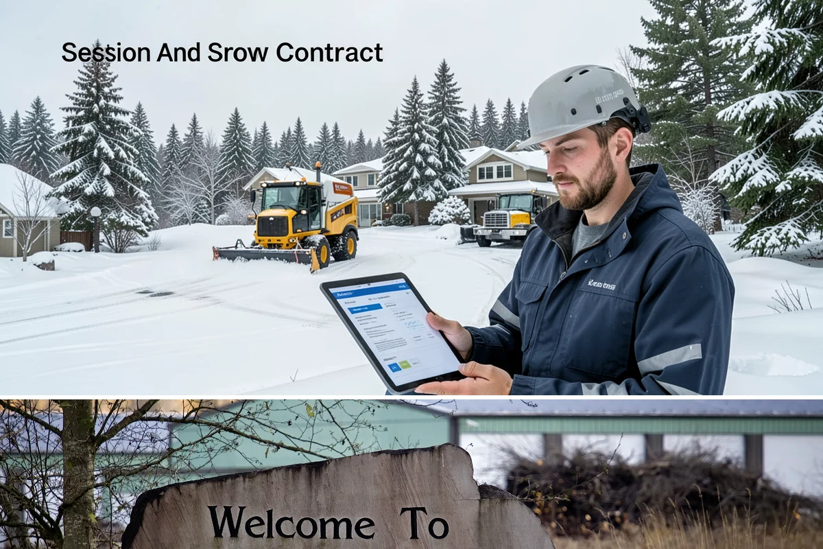 Business Park Snow Plowing in Buckley, Pierce County, WA - Approve a seasonal plan before winter so every company in the park opens on time.