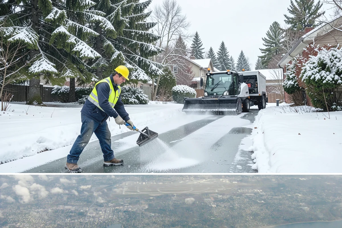 Business Park Snow Plowing in Burien, King County, WA - Approve a seasonal plan before winter so every company in the park opens on time.