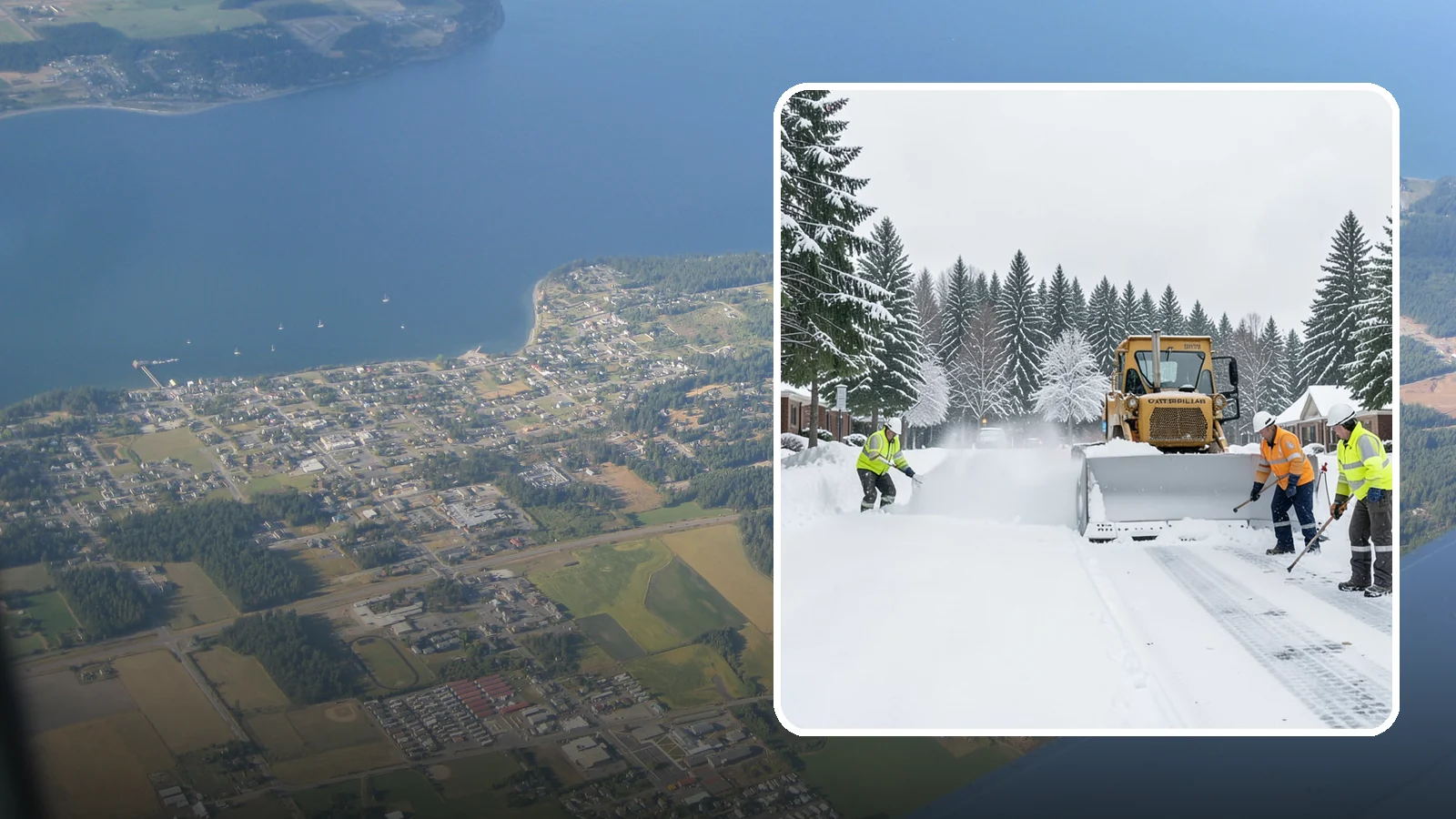 Business Park Snow Plowing in Coupeville, Island County, WA - We plow business park roads, shared lots, and multiple building entrances so every tenant company opens on time.