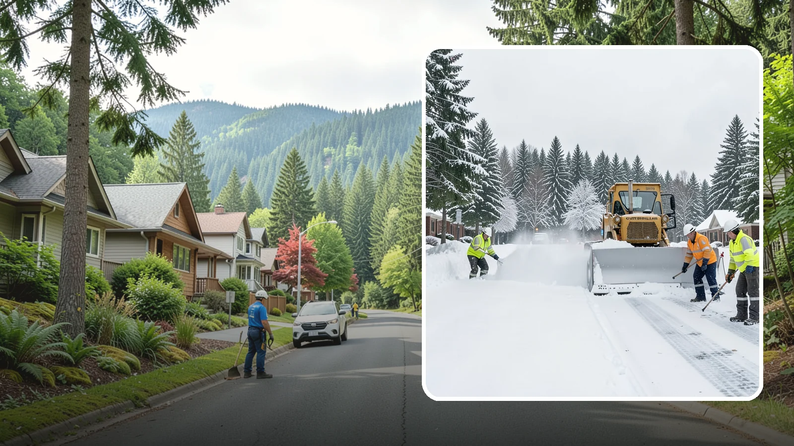 Business Park Snow Plowing in Darrington, Snohomish County, WA - We plow business park roads, shared lots, and multiple building entrances so every tenant company opens on time.