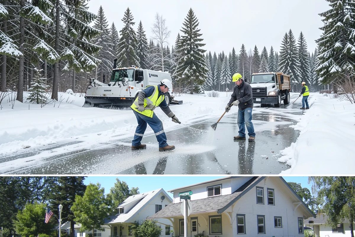 Business Park Snow Plowing in DuPont, Pierce County, WA - Approve a seasonal plan before winter so every company in the park opens on time.