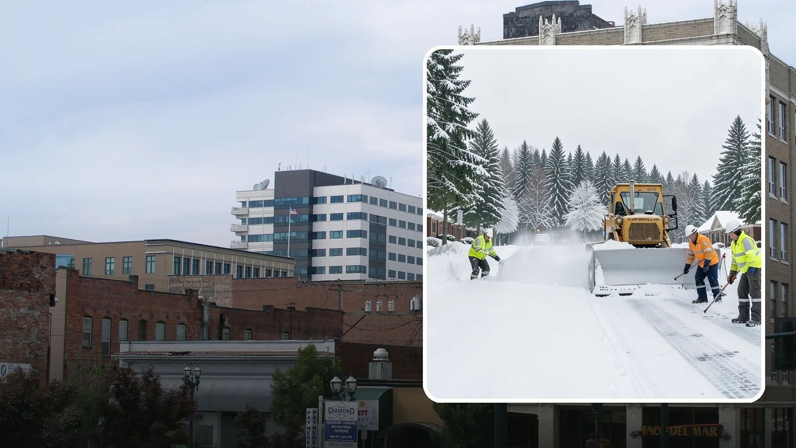 Business Park Snow Plowing in Everett, Snohomish County, WA - We plow business park roads, shared lots, and multiple building entrances so every tenant company opens on time.