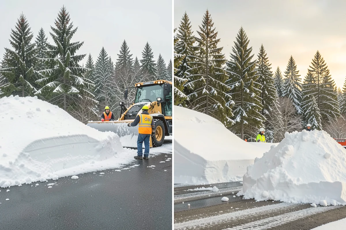 Business Park Snow Plowing in Fife, Pierce County, WA - Map the internal roads, tenant lots, and building entrances with management