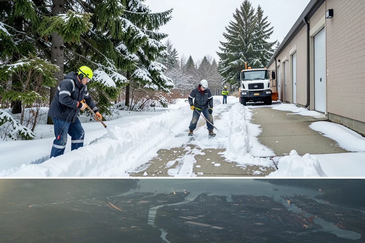 Business Park Snow Plowing in Fife, Pierce County, WA - Approve a seasonal plan before winter so every company in the park opens on time.