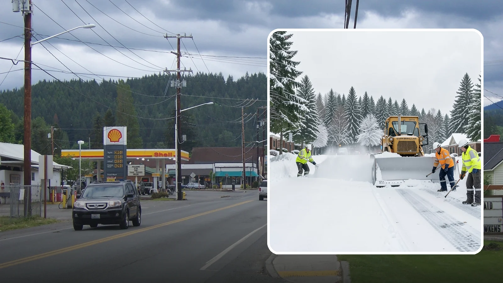 Business Park Snow Plowing in Granite Falls, Snohomish County, WA - We plow business park roads, shared lots, and multiple building entrances so every tenant company opens on time.