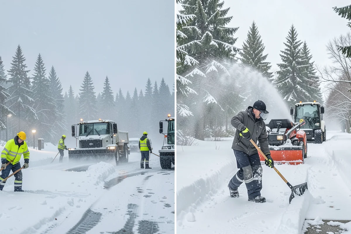 Business Park Snow Plowing in Granite Falls, Snohomish County, WA - Map the internal roads, tenant lots, and building entrances with management