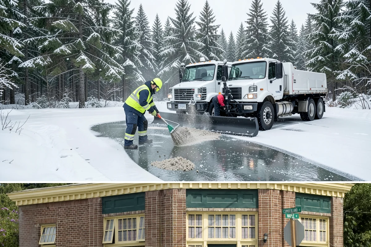 Business Park Snow Plowing in Hamilton, Skagit County, WA - Approve a seasonal plan before winter so every company in the park opens on time.