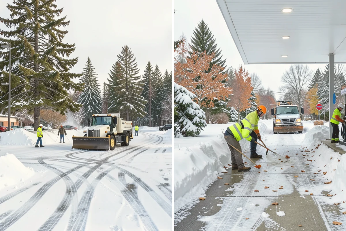 Business Park Snow Plowing in Index, Snohomish County, WA - Map the internal roads, tenant lots, and building entrances with management