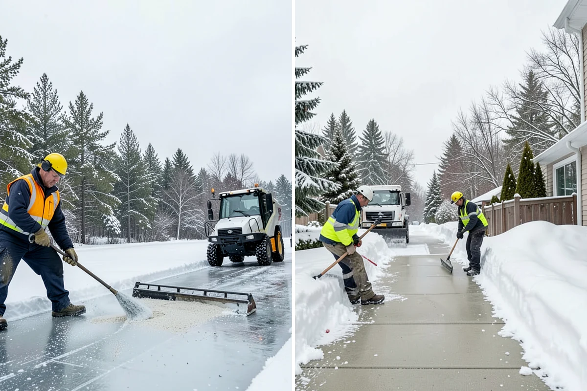 Business Park Snow Plowing in Lakewood, Pierce County, WA - Map the internal roads, tenant lots, and building entrances with management