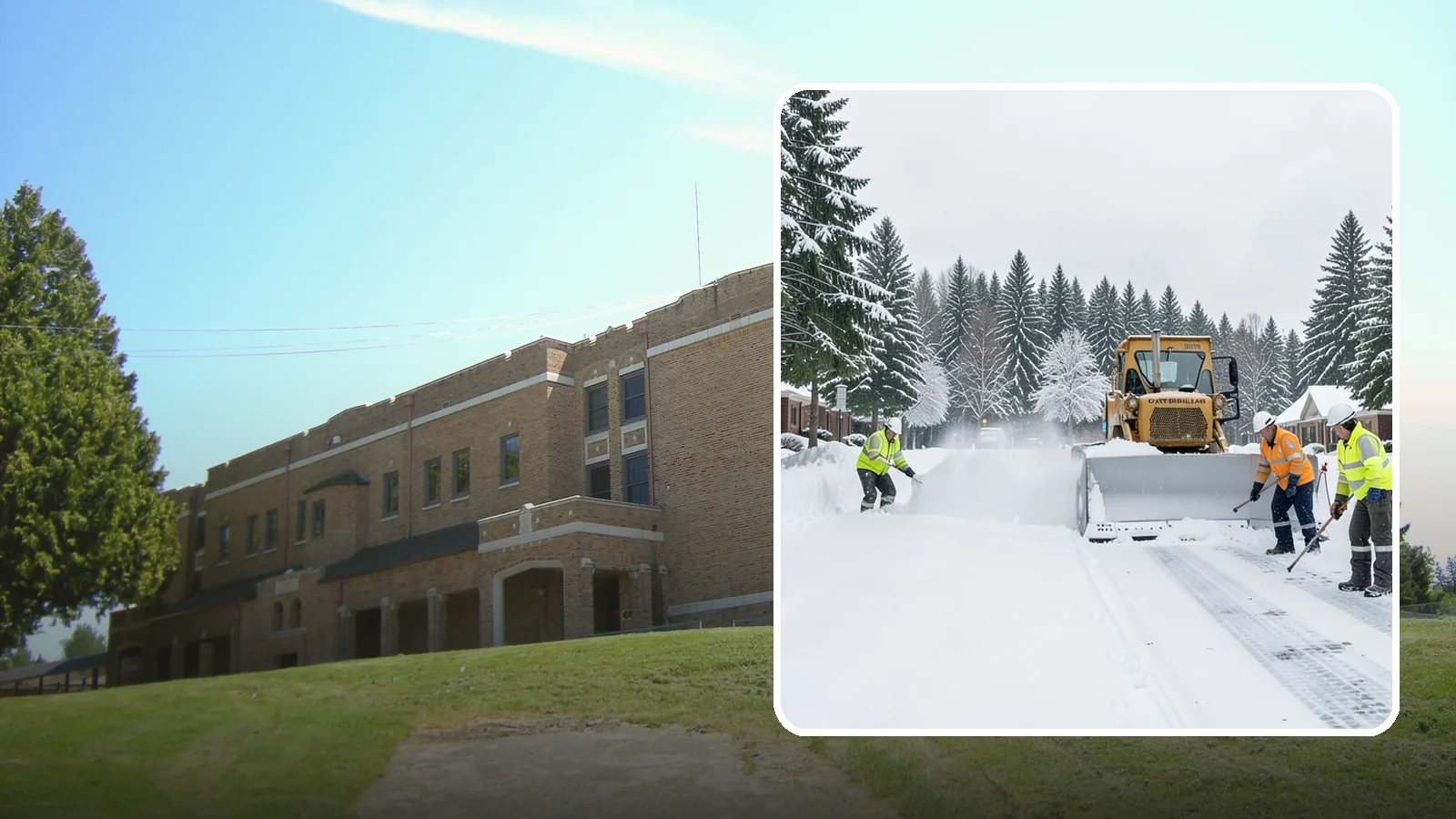 Business Park Snow Plowing in Maple Valley, King County, WA - We plow business park roads, shared lots, and multiple building entrances so every tenant company opens on time.