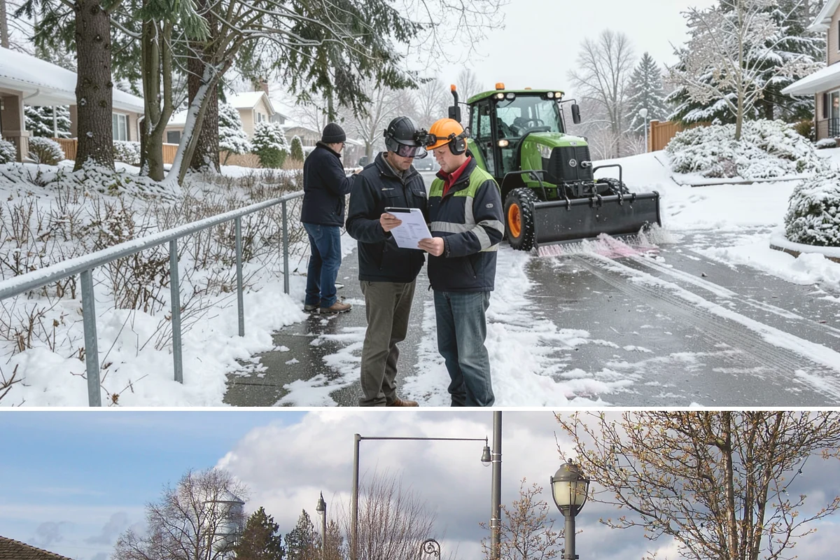 Business Park Snow Plowing in Marysville, Snohomish County, WA - Approve a seasonal plan before winter so every company in the park opens on time.