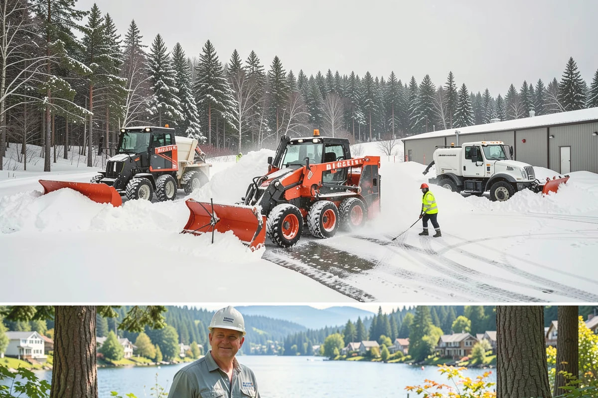 Business Park Snow Plowing in Milton, King County, WA - Approve a seasonal plan before winter so every company in the park opens on time.