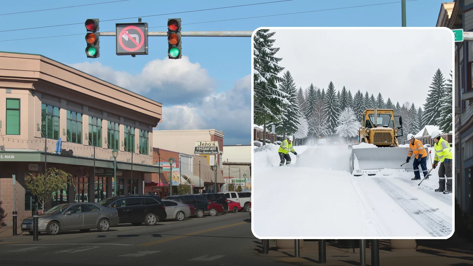Business Park Snow Plowing in Monroe, Snohomish County, WA - We plow business park roads, shared lots, and multiple building entrances so every tenant company opens on time.