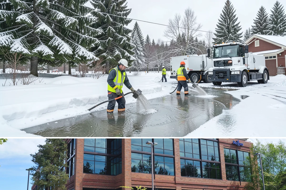 Business Park Snow Plowing in Mountlake Terrace, Snohomish County, WA - Approve a seasonal plan before winter so every company in the park opens on time.