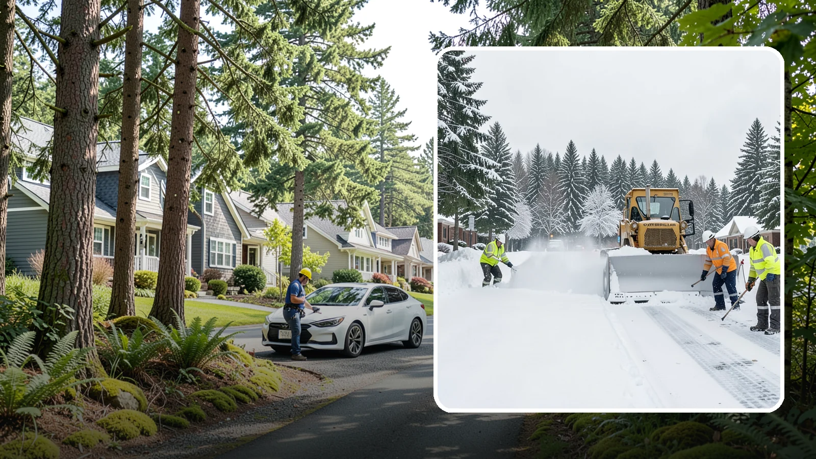 Business Park Snow Plowing in Normandy Park, King County, WA - We plow business park roads, shared lots, and multiple building entrances so every tenant company opens on time.