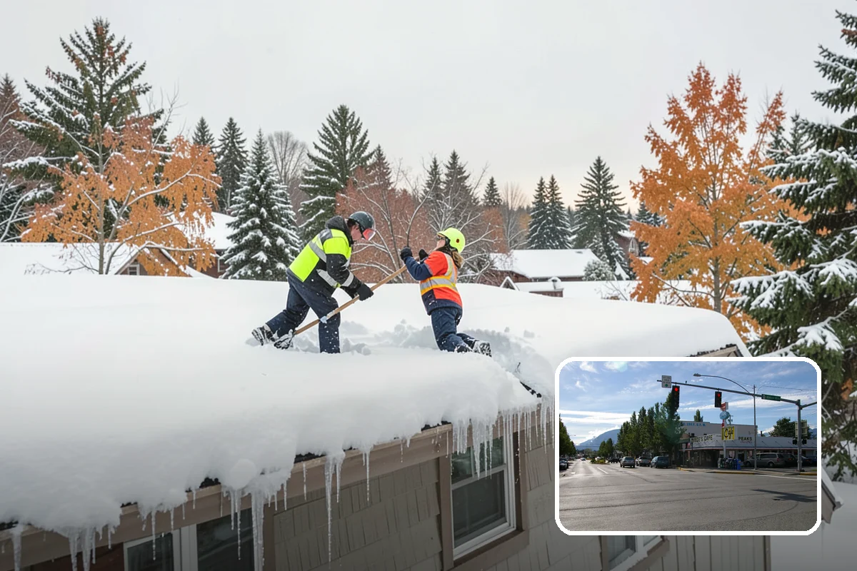 Business Park Snow Plowing in North Bend, King County, WA - Internal roads and every tenant lot cleared before the workday