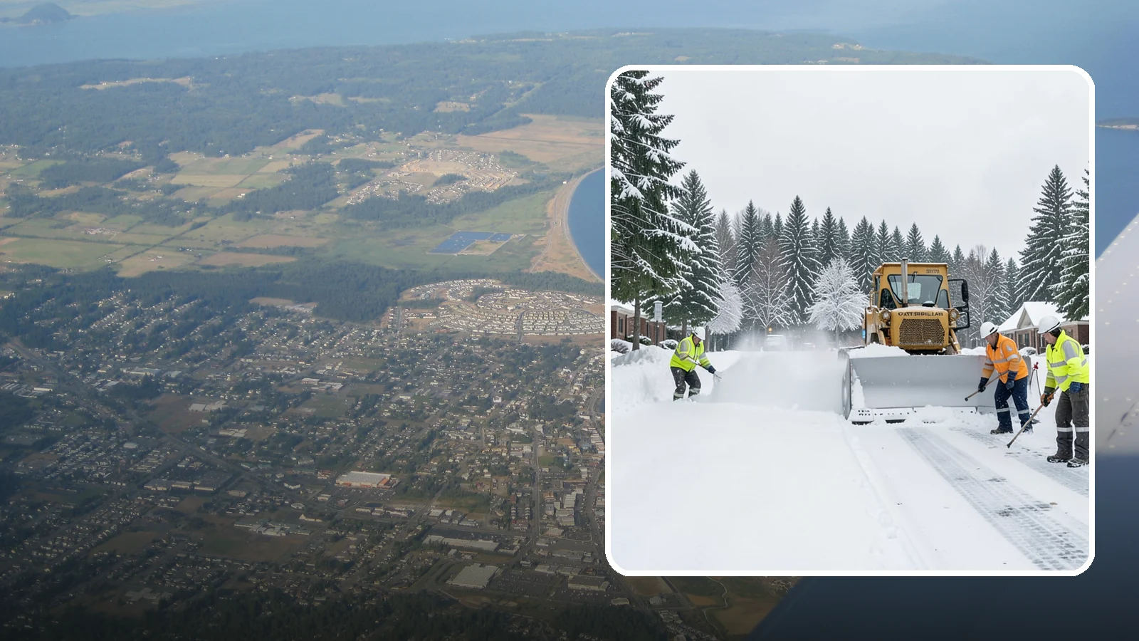 Business Park Snow Plowing in Oak Harbor, Island County, WA - We plow business park roads, shared lots, and multiple building entrances so every tenant company opens on time.