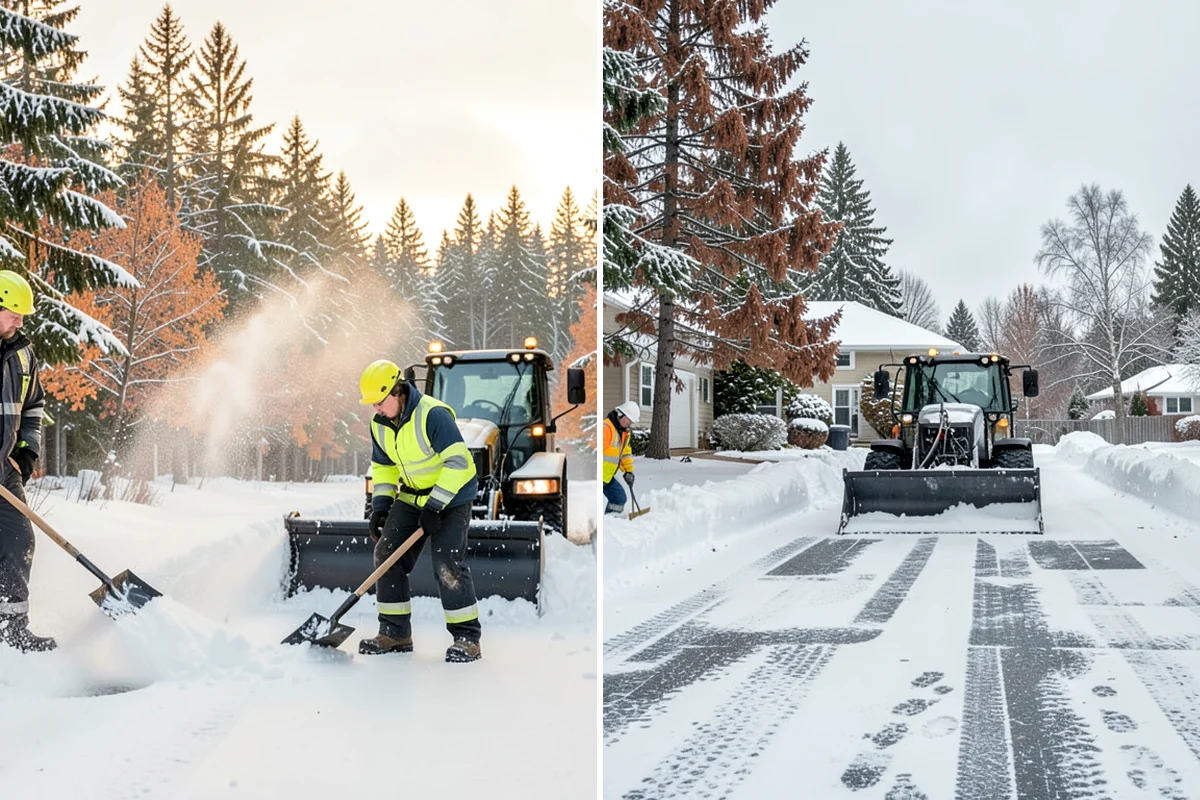 Business Park Snow Plowing in Pacific, King County, WA - Map the internal roads, tenant lots, and building entrances with management