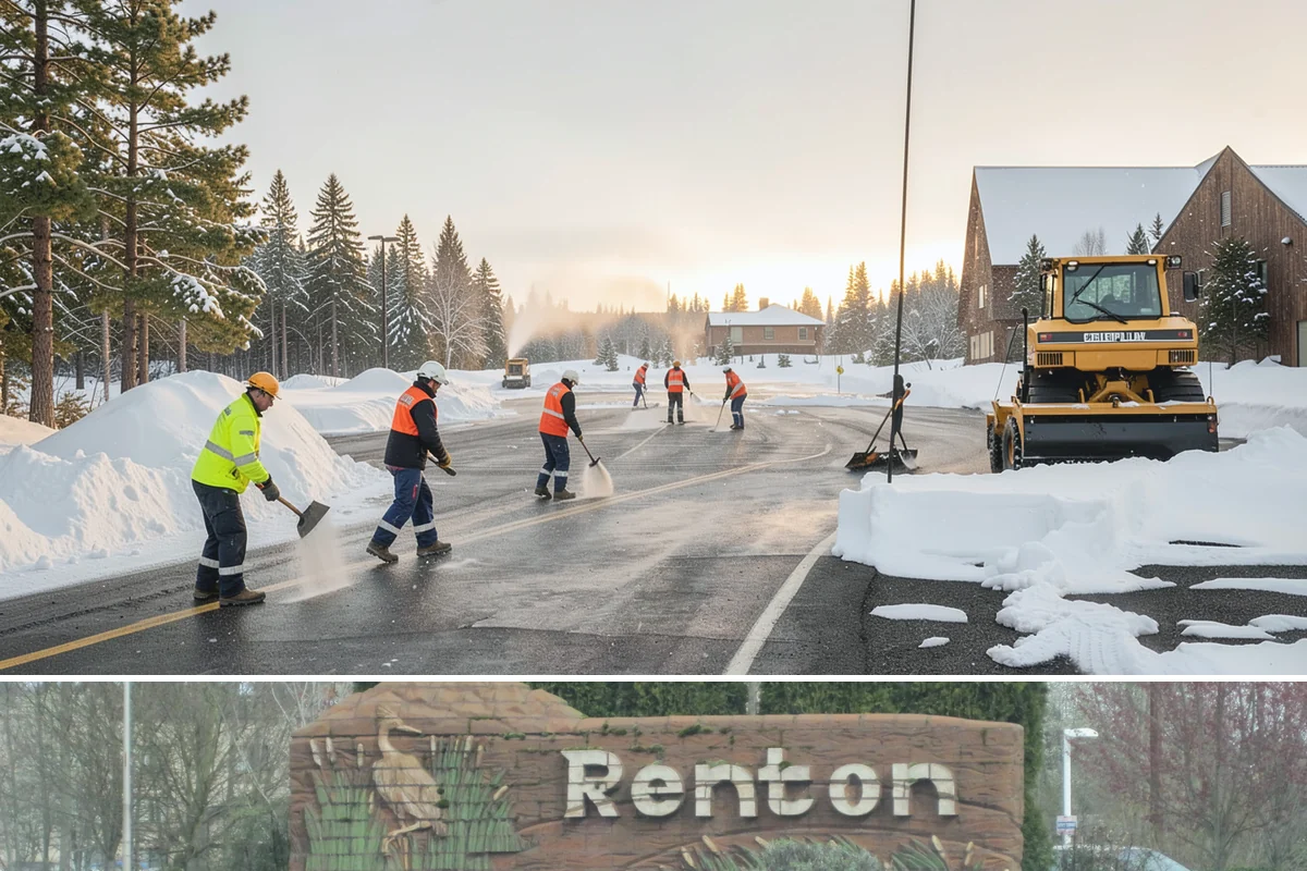 Business Park Snow Plowing in Renton, King County, WA - Approve a seasonal plan before winter so every company in the park opens on time.
