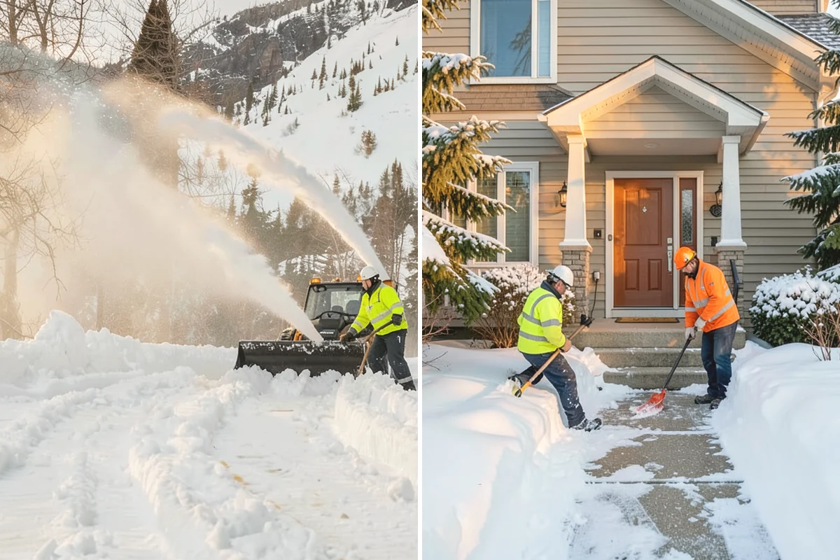 Business Park Snow Plowing in Ruston, Pierce County, WA - Map the internal roads, tenant lots, and building entrances with management