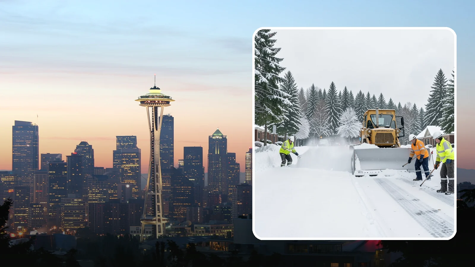 Business Park Snow Plowing in Seattle, King County, WA - We plow business park roads, shared lots, and multiple building entrances so every tenant company opens on time.