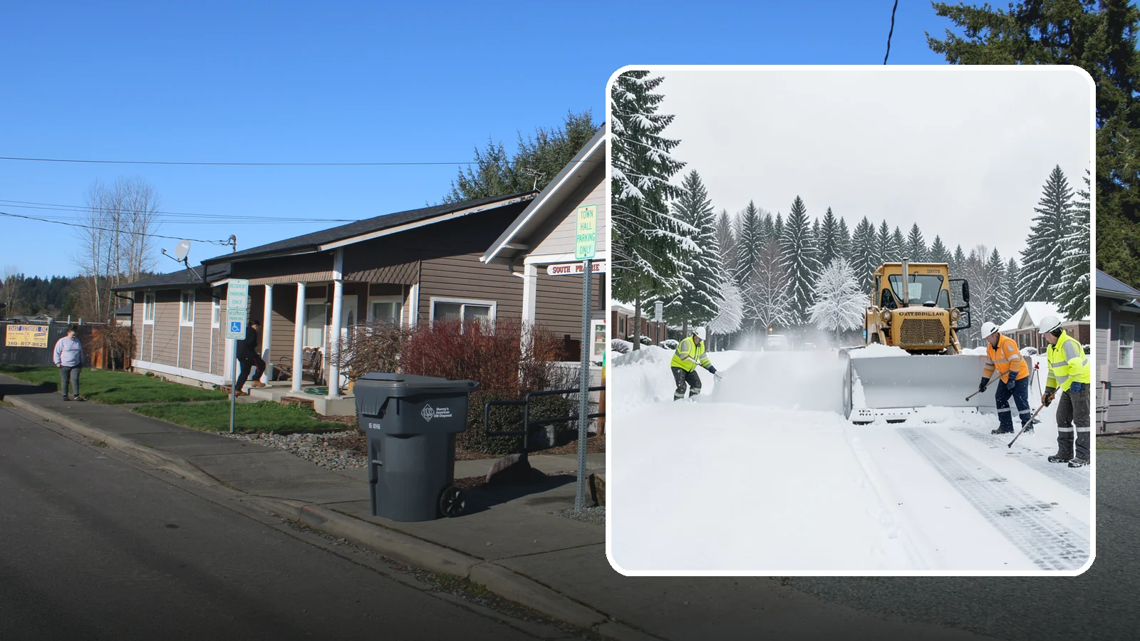 Business Park Snow Plowing in South Prairie, Pierce County, WA - We plow business park roads, shared lots, and multiple building entrances so every tenant company opens on time.