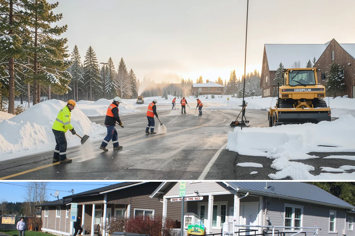 Business Park Snow Plowing in South Prairie, Pierce County, WA - Approve a seasonal plan before winter so every company in the park opens on time.