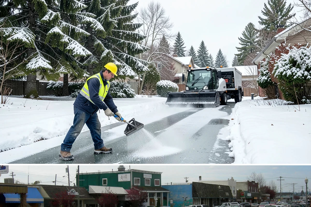 Business Park Snow Plowing in Stanwood, Snohomish County, WA - Approve a seasonal plan before winter so every company in the park opens on time.