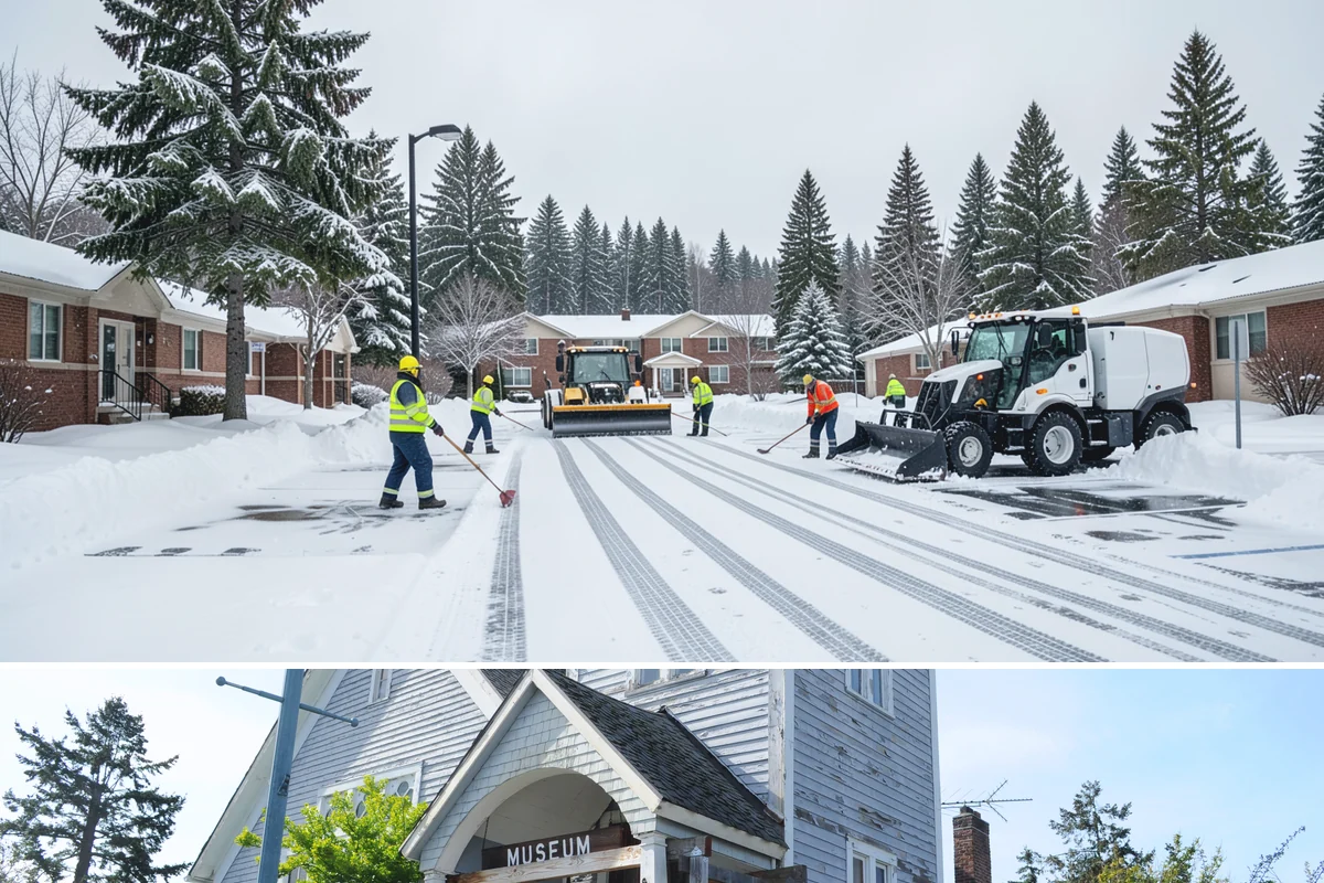 Business Park Snow Plowing in Steilacoom, Pierce County, WA - Approve a seasonal plan before winter so every company in the park opens on time.