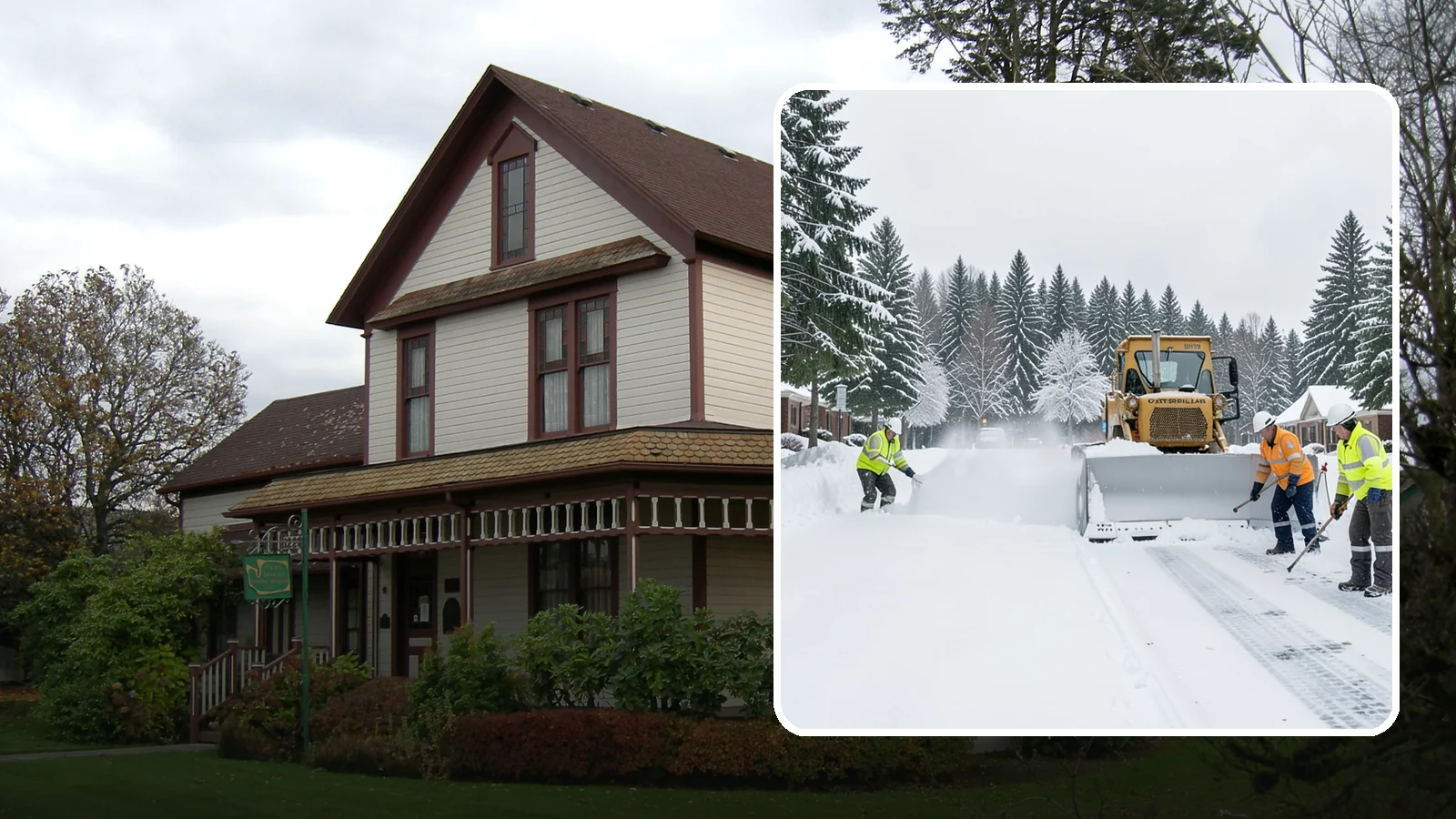 Business Park Snow Plowing in Sumner, Pierce County, WA - We plow business park roads, shared lots, and multiple building entrances so every tenant company opens on time.
