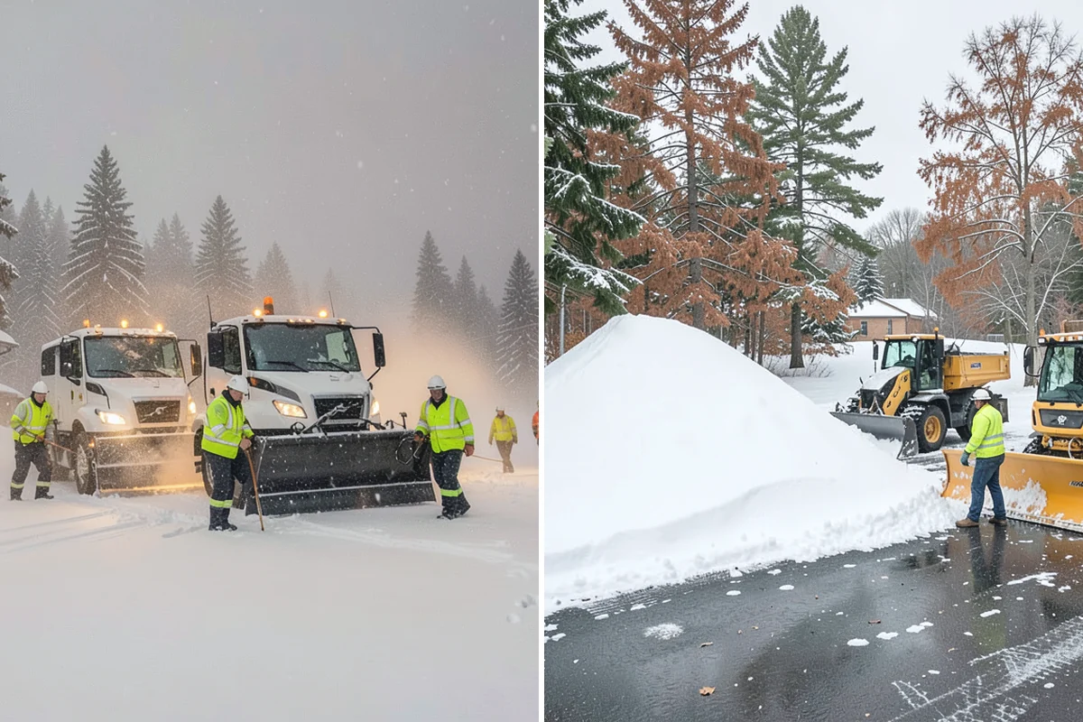 Business Park Snow Plowing in Sumner, Pierce County, WA - Map the internal roads, tenant lots, and building entrances with management