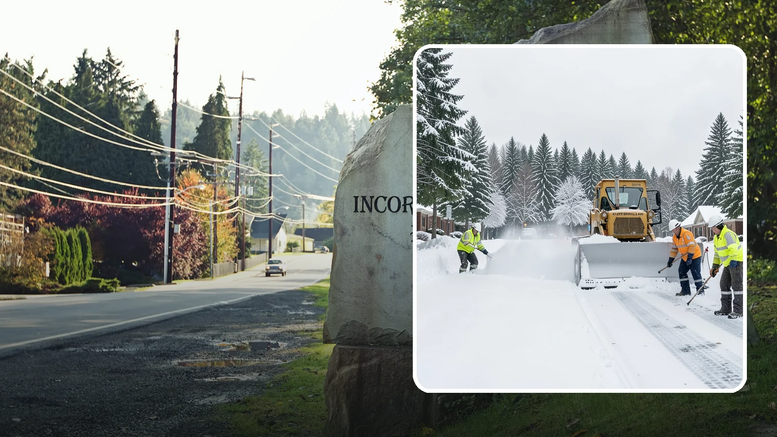 Business Park Snow Plowing in Wilkeson, Pierce County, WA - We plow business park roads, shared lots, and multiple building entrances so every tenant company opens on time.