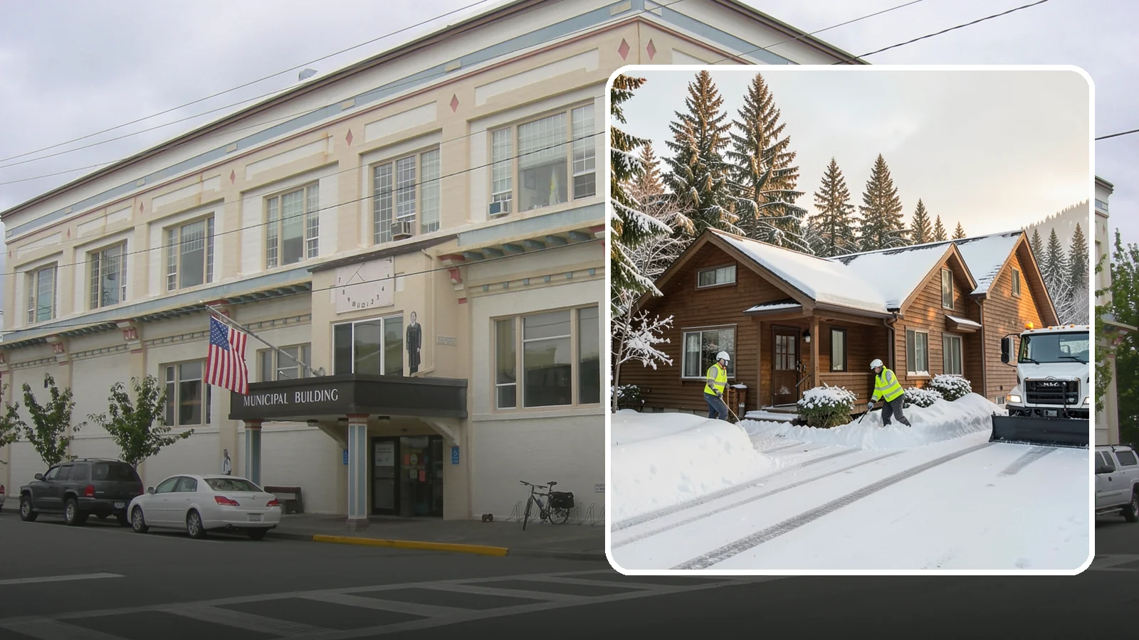 Cabin Snow Removal in Anacortes, Skagit County, WA - We clear access and rooflines for cabins and getaway homes in the Cascade foothills and passes where real snow accumulates.
