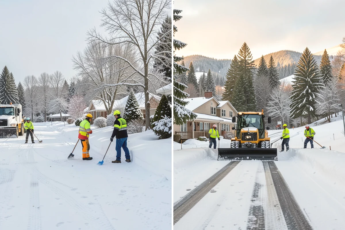 Cabin Snow Removal in Anacortes, Skagit County, WA - We set a monitoring and clearing schedule with you