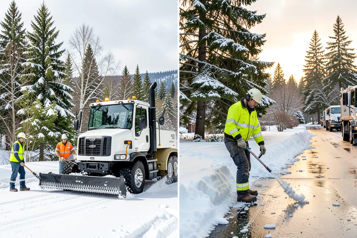Cabin Snow Removal in Arlington, Snohomish County, WA - We set a monitoring and clearing schedule with you