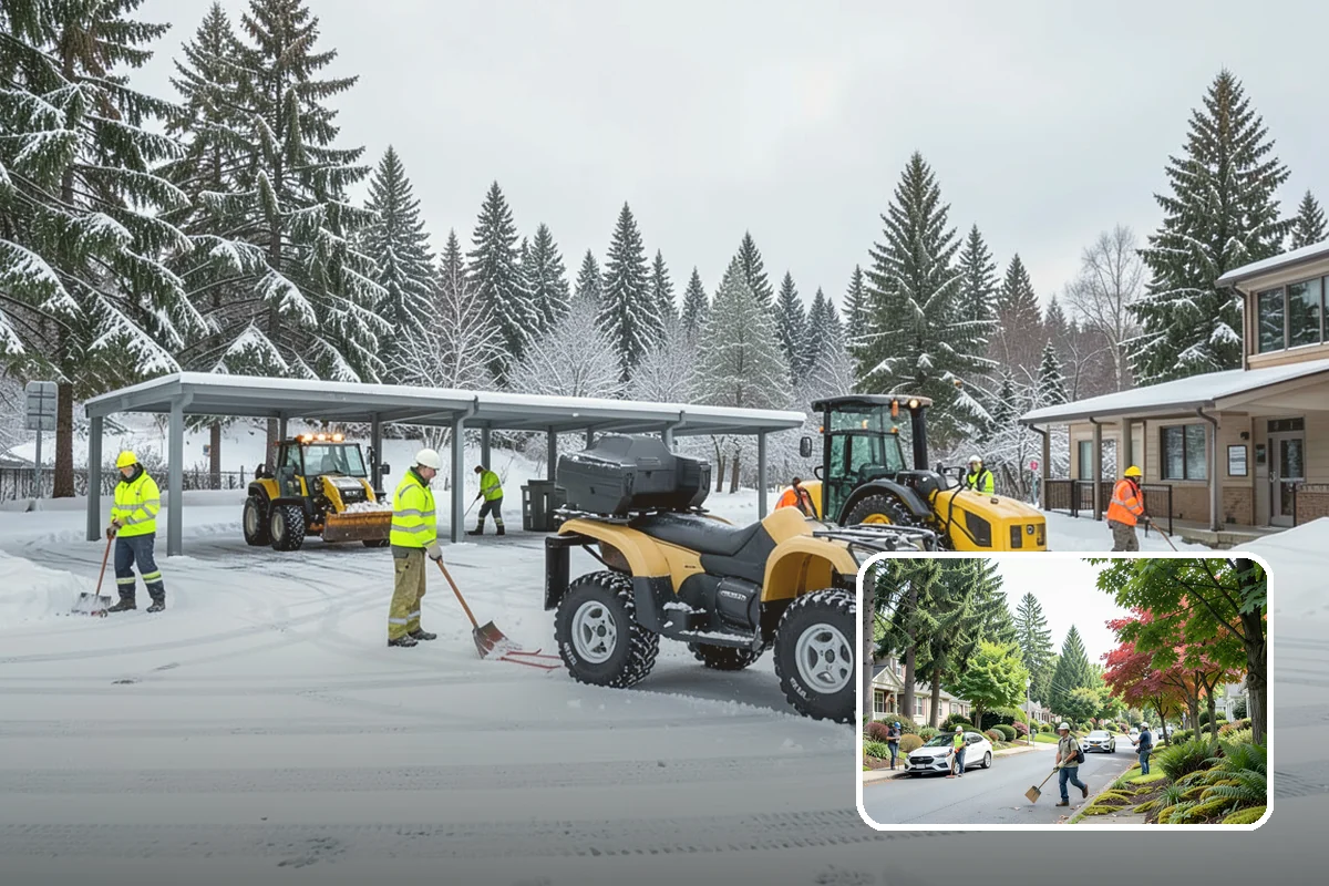 Cabin Snow Removal in Beaux Arts Village, King County, WA - Keeps mountain and foothill cabin access open