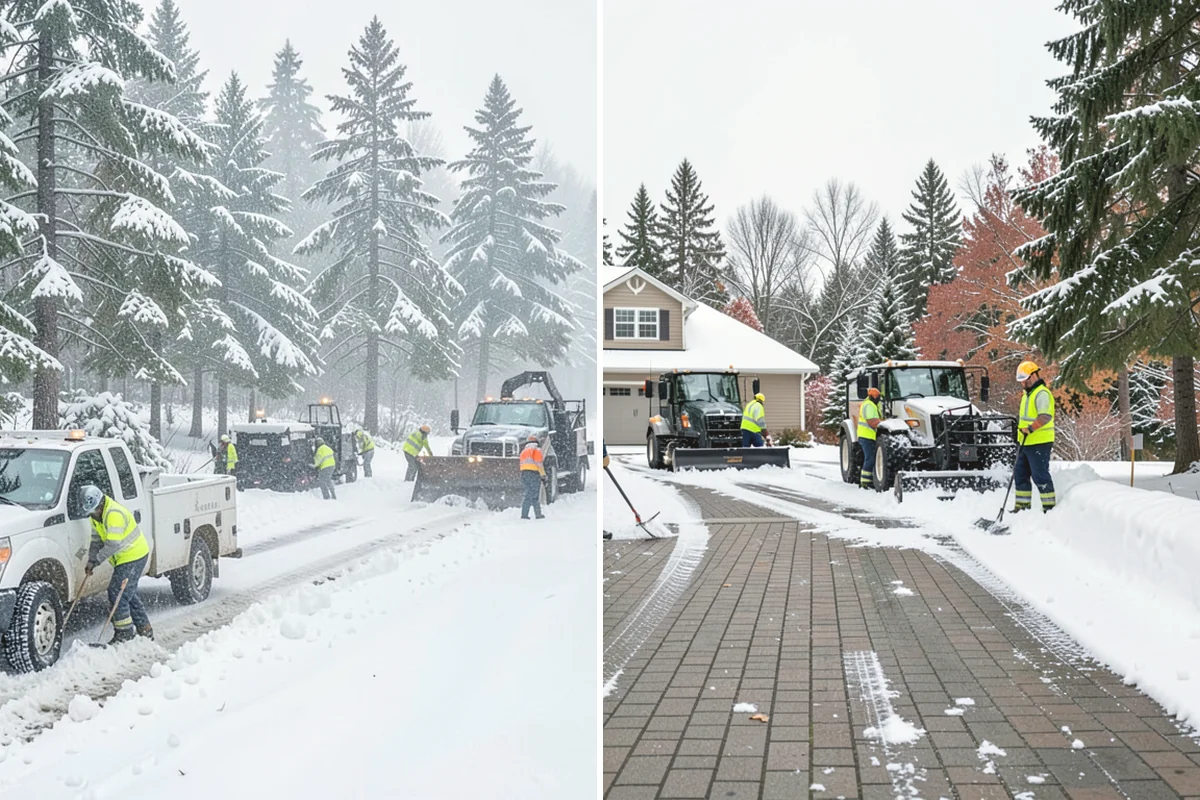 Cabin Snow Removal in Black Diamond, King County, WA - We set a monitoring and clearing schedule with you
