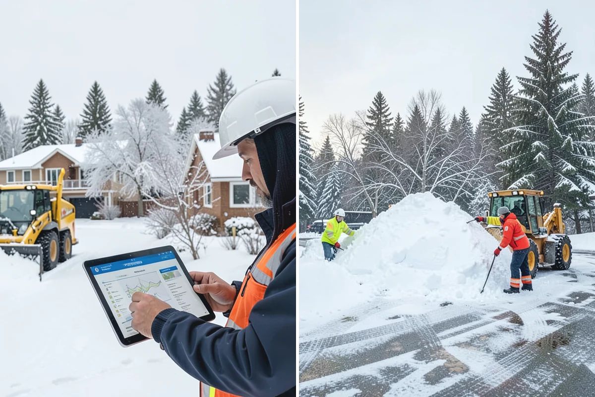 Cabin Snow Removal in Bonney Lake, Pierce County, WA - We set a monitoring and clearing schedule with you