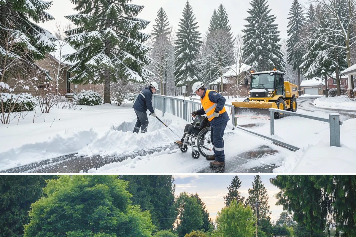 Cabin Snow Removal in Bonney Lake, Pierce County, WA - Mountain and foothill cabins need attention throughout the snow season, which runs deeper and longer than the lowland winter...