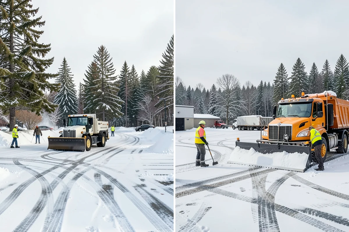 Cabin Snow Removal in Clyde Hill, King County, WA - We set a monitoring and clearing schedule with you