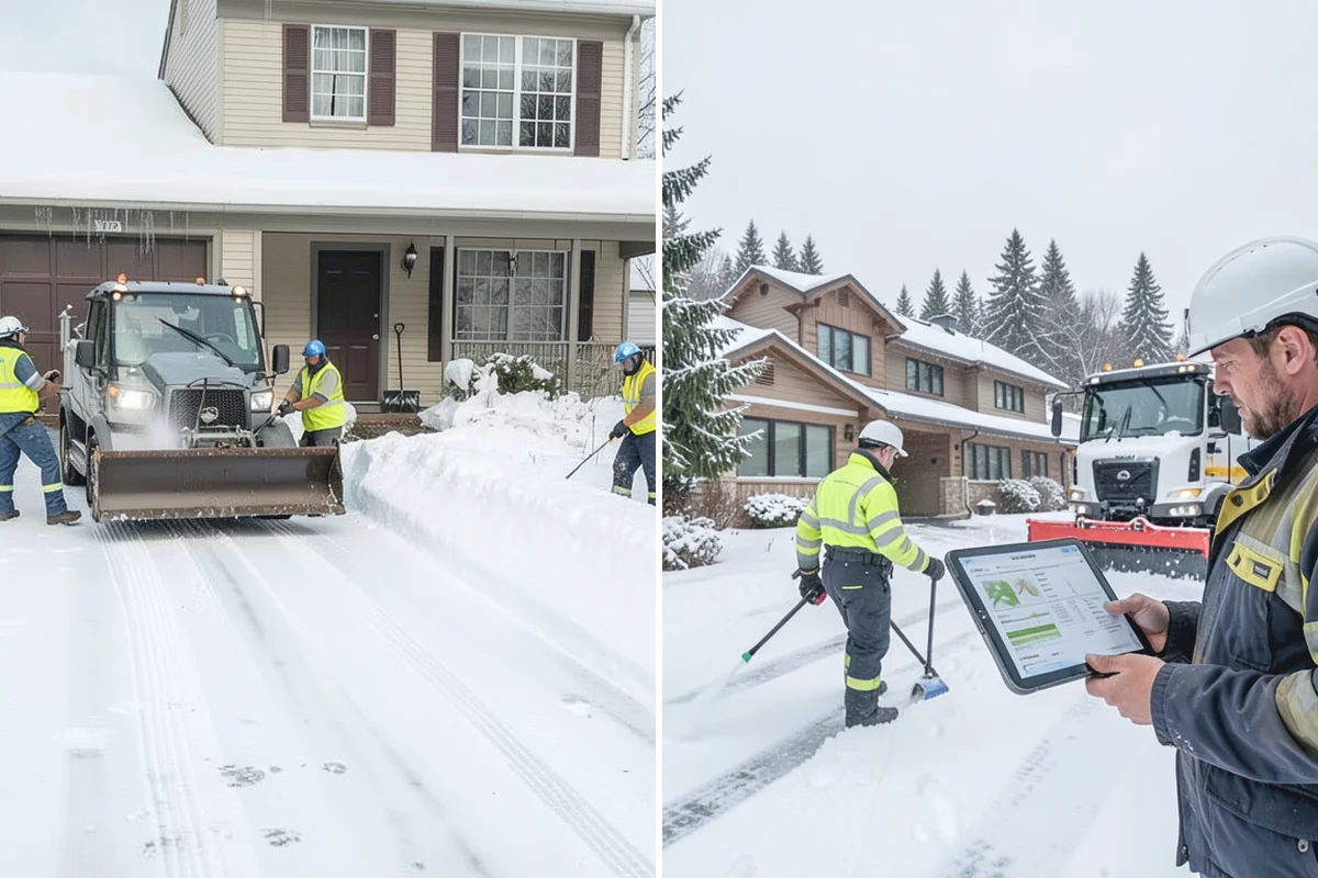Cabin Snow Removal in Coupeville, Island County, WA - We set a monitoring and clearing schedule with you