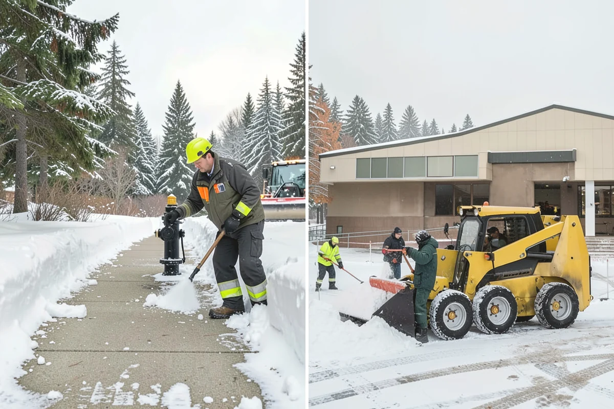 Cabin Snow Removal in Covington, King County, WA - We set a monitoring and clearing schedule with you