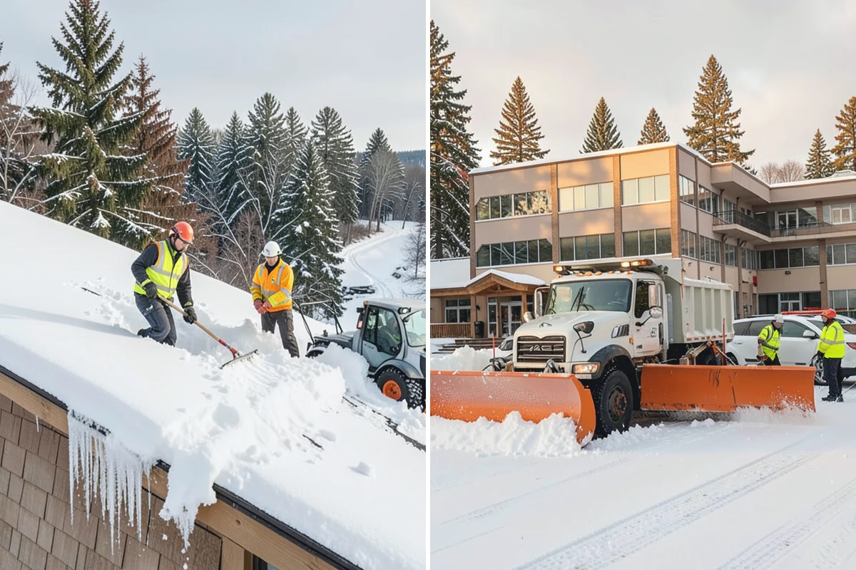 Cabin Snow Removal in Des Moines, King County, WA - We set a monitoring and clearing schedule with you