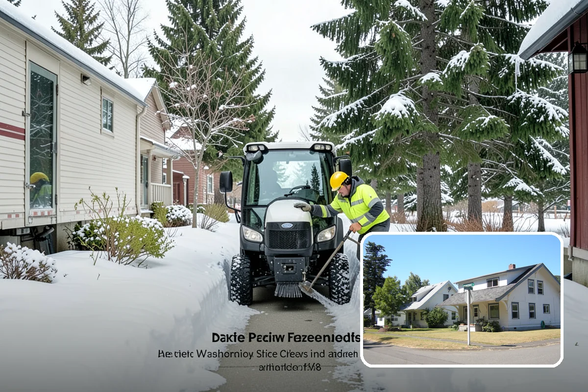 Cabin Snow Removal in DuPont, Pierce County, WA - Keeps mountain and foothill cabin access open
