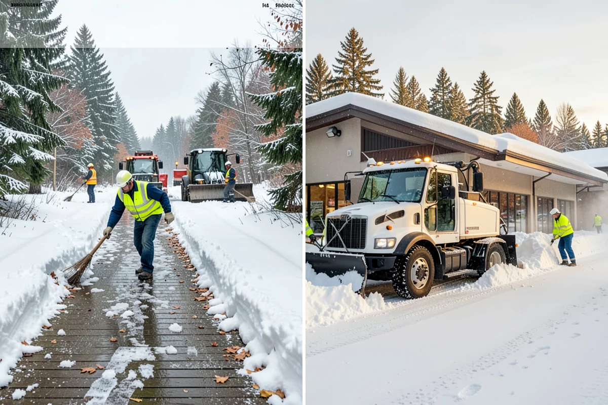 Cabin Snow Removal in DuPont, Pierce County, WA - We set a monitoring and clearing schedule with you